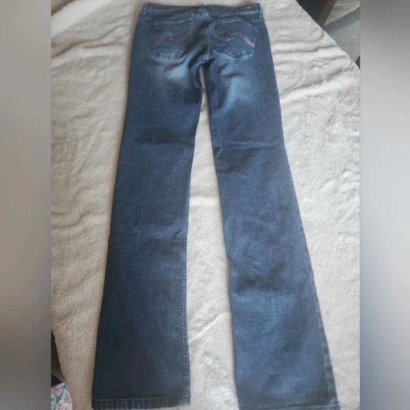 Y2K Pink L.E.I. Boot Cut Jeans Sz 7 - Picture 5 of 10